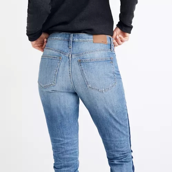 Madewell The High-Rise Slim Boy Jean size 26 Tall - Picture 3 of 14